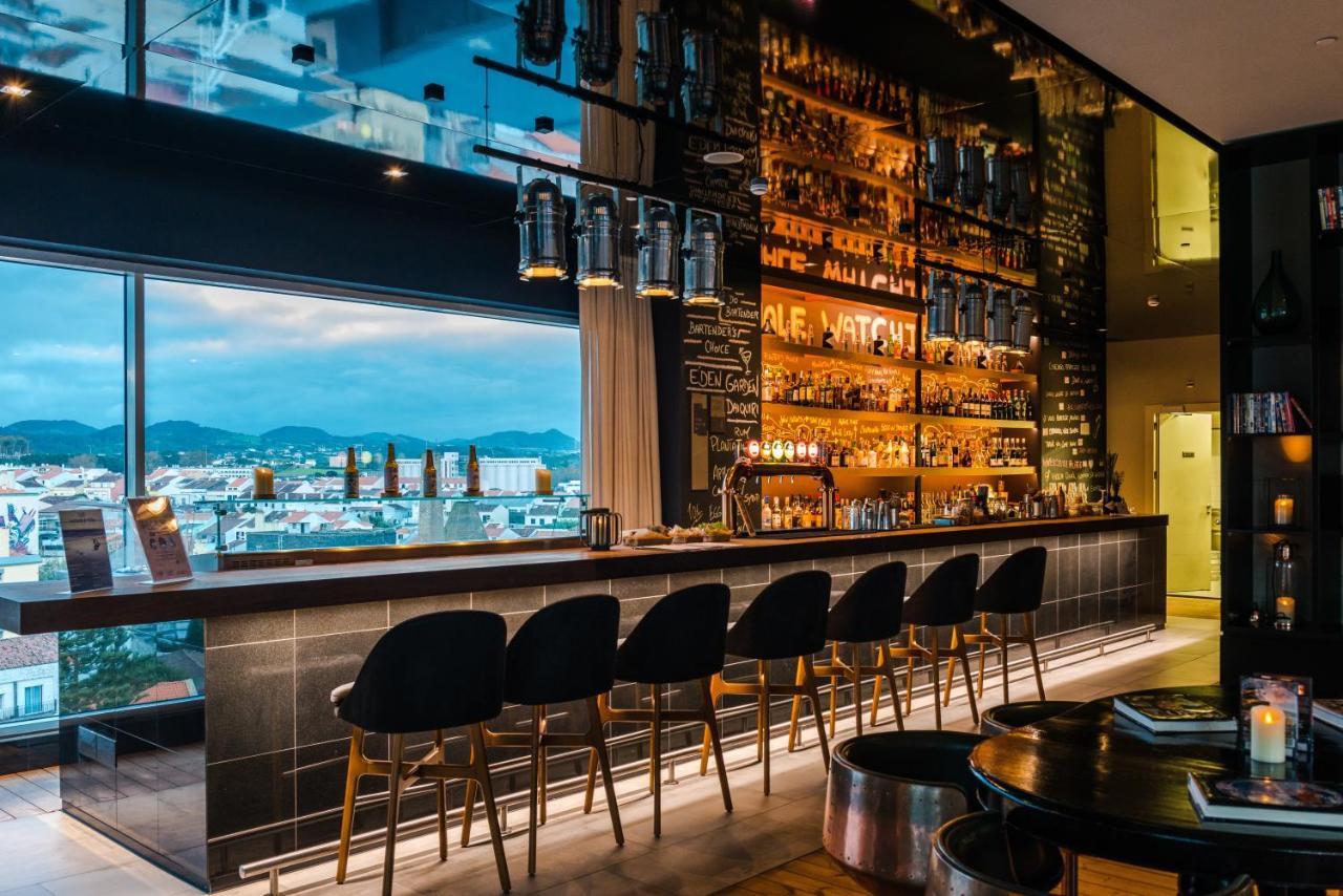 Octant Ponta Delgada Hotel Luaran gambar Skyline Bar