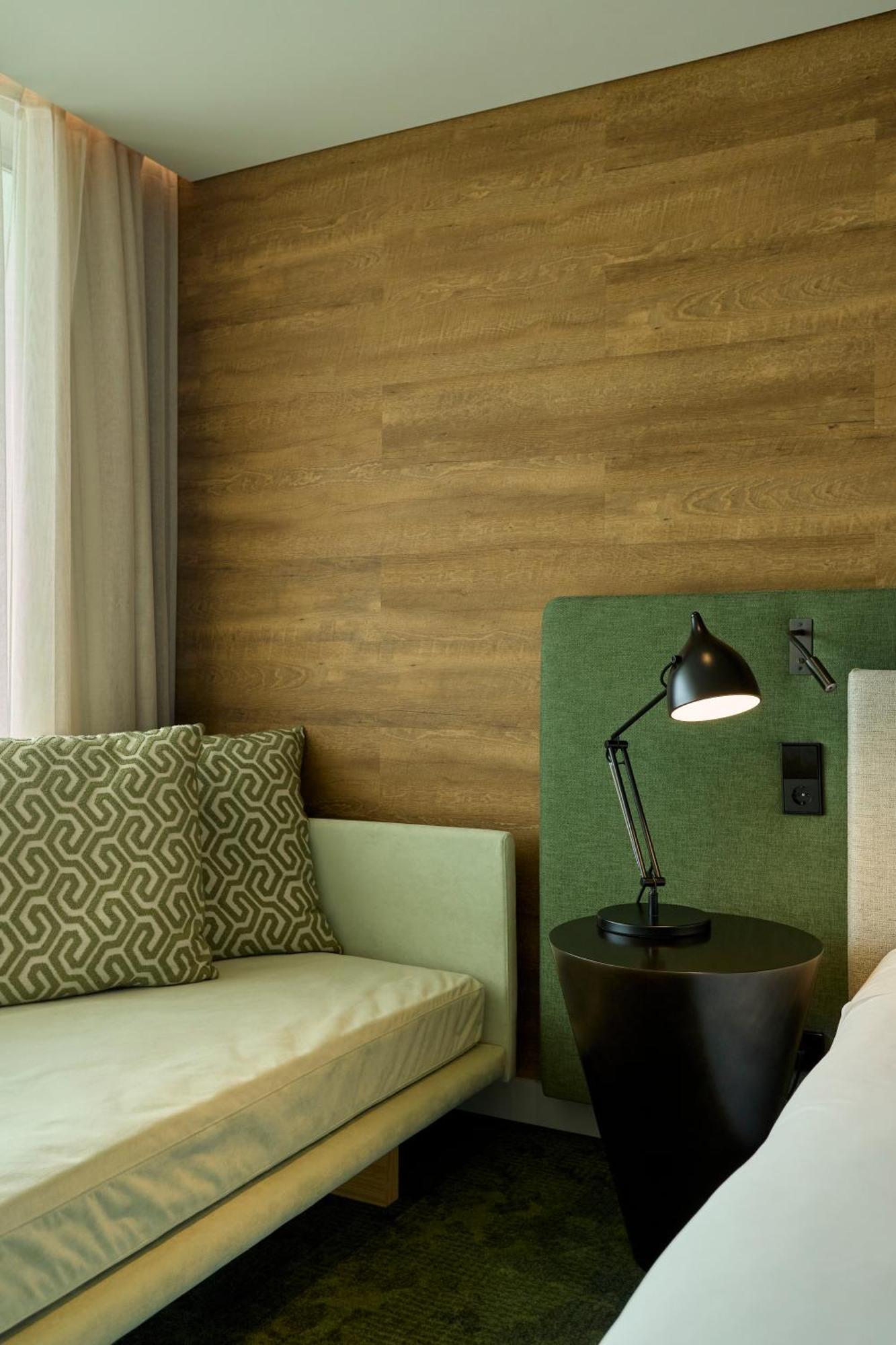 Octant Ponta Delgada Hotel Luaran gambar A wall covered with wood wool